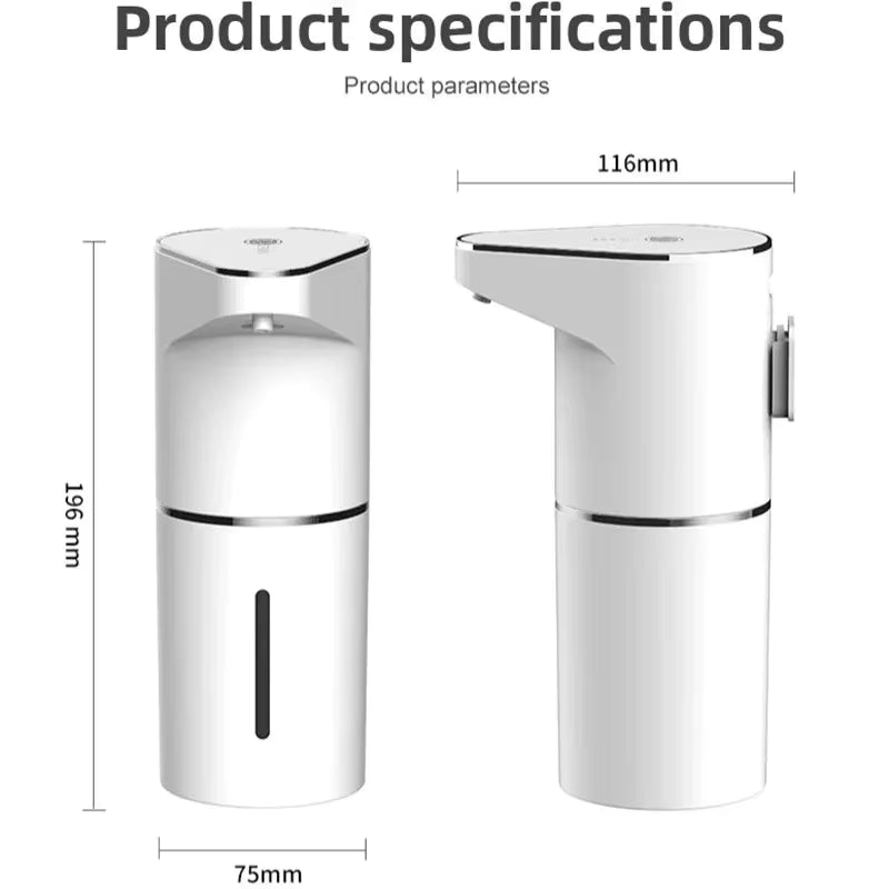 NeatMate™ Touchless Foaming Soap Dispenser: Type-C Rechargeable, Adjustable Levels
